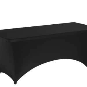 obrus czarny na stół bankietowy
