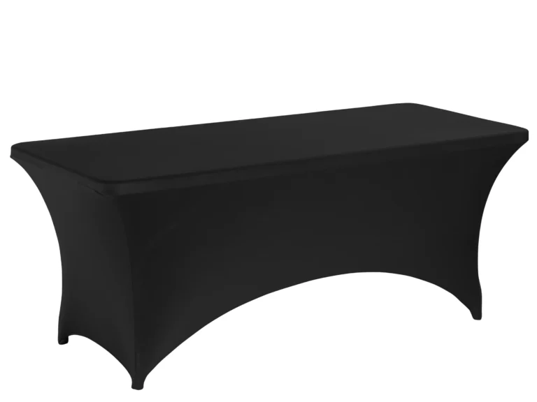 obrus czarny na stół bankietowy